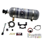 Nitrous Express 11-15 Ford Mustang GT 5.0L Coyote 4 Valve Nitrous Plate Kit (50-200HP) w/Comp Bottle 20948-12