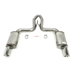 JBA 15-20 Ford Mustang EcoBoost 2.3L 409SS Dual Rear Exit Cat-Back Exhaust 40-2688