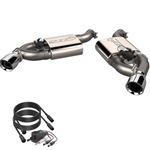 QTP 16-18 Chevrolet Camaro SS 6.2L 304SS Screamer Axle Back Exhaust w/4.5in Dual Tips 400116