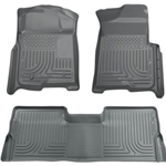Husky Liners 09-12 Ford F-150 Super Cab WeatherBeater Combo Gray Floor Liners 98342
