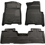 Husky Liners 09-12 Ford F-150 Super Cab WeatherBeater Combo Black Floor Liners 98341