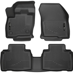 Husky Liners 2015 Ford Edge WeatherBeater Front & 2nd Row Combo Black Floor Liners 98781