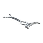 MBRP 16-19 Chevrolet Camaro SS 6 Speed 3in Dual Cat Back w/ 4.5in OD Tips - 409 (Non NPP Models) S7035409