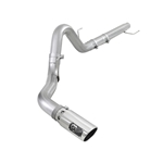 aFe Atlas 4in Aluminized Steel DPF-Back Exh 18-19 Ford F-150 V6-3.0L (td) w/ Polished Tip 49-03106-P