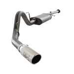 aFe MACHForce XP SS Exhaust 3in Cat-Back w/4.5in Polished Tip 11-14 Ford F150 Ecoboost V6 3.5Ltt 49-43067-P