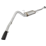 aFe MACHForce XP SS Exhaust 3in to 3.5in Cat-Back w/ Black Tip 15 Ford F-150 EcoBoost V6 2.7/3.5Ltt 49-43068-B