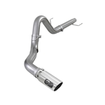 aFe 2021 Ford F-150 V6-3.0L (td) Large Bore 409 SS DPF-Back Exhaust System w/ Polished Tip 49-43143-P
