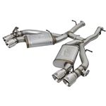 aFe MACHForce XP 3in 304 SS Axle-Back Dual Exhaust (NPP) w/ Polished Tips 16-17 Camro SS V8-6.2L 49-34068-P