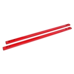 BMR 15-17 S550 Mustang Super Low Profile Chassis Jacking Rails - Red CJR002R