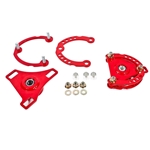 BMR 15-17 S550 Mustang Caster Camber Plates - Red CP001R
