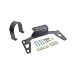 BMR 11-14 S197 Mustang Front Driveshaft Safety Loop - Black Hammertone DSL017H