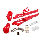 BMR Suspension 15-18 Ford Mustang S550 IRS Subframe Support Brace (Red) CB762R