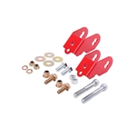 BMR Suspension 15-18 Ford Mustang S550 Rear Camber Adjustment Lockout Kit - Red WAK761R