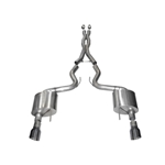 Corsa 15-17 Ford Mustang GT Coupe 5.0L 3in Xtreme Cat-Back Exhaust Dual Rear Exit w/ Gun Metal Tips 14328GNM