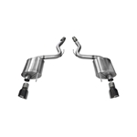 Corsa 2015 Ford Mustang GT 5.0 3in Axle Back Exhaust Black Dual Tips (Touring) 14329BLK