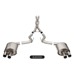 Corsa 2015-2020 Ford Mustang GT350/R 5.2L V8 Dual Rear Cat-Back- Stainless Dual Rear Exit 21096