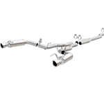 MagnaFlow Cat Back, SS, 2.5in, Competition, Dual Split Polish 4.5in Tips 2015 Ford Mustang Ecoboost 19191