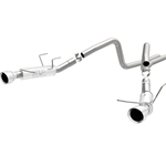 MagnaFlow 2014 Ford Mustang V6 3.7L Comp Series Dual Split Rear Polished Stainless C/B Perf Exhaust 15245