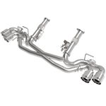 aFe MACH Force-Xp 304 Stainless Steel Cat-Back Exhaust Polished 2020 Chevrolet Corvette C8 49-34124NM-P