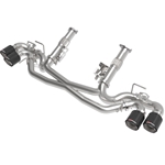 aFe MACH Force-Xp 304 Stainless Steel Cat-Back Exhaust Carbon 2020 Chevrolet Corvette C8 49-34124NM-C
