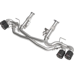 aFe MACH Force-Xp 304 Stainless Steel Cat-Back Exhaust Black 2020 Chevrolet Corvette C8 49-34124NM-B