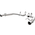 MagnaFlow Axle Back, SS, 2.5in, Competition, Dual Split Polish 4.5in Tip 2015 Ford Mustang Ecoboost 19179