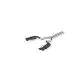 MBRP 18-19 Ford Mustang GT 5.0 3in Dual Split Rear Cat Back w/ Quad 4in Dual Wall Tips- Black Coated S7205BLK
