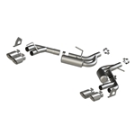 MBRP 16-19 Chevrolet Camaro V6 2.5in T304 NPP Dual Axle Back Exhaust w/ 4in Quad Dual Wall Tips S7039304