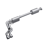 MBRP 2021+ Ford F150 Aluminized Dual Pre-Axle (Street Profile) 2.5in OD Tips 3in Cat Back Exhaust S5219AL