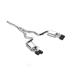 MBRP 18-22 Ford Mustang 2.3L Ecoboost 3in Cat-Back Exhaust w/ Quad Carbon Fiber SS Tips - T304 S72233CF