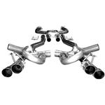 Solo Performance Cat Back Exhaust Mach XF Balanced 993992SL 3.5 tips