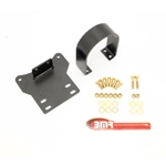 BMR 14-17 Chevy SS Auto Transmission Front Driveshaft Safety Loop - Black Hammertone DSL018H