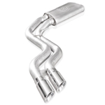 Stainless Works 2015-18 F-150 Exhaust X-Pipe Resonator Muffler Exits In Front Of Passenger Rear Tire FT15CBFT