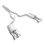 Stainless Works 2020 Ford GT500 Legend Catback X-Pipe Exhaust Factory Connect - Polished Tips GT500CBXFCL