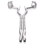 Stainless Works 18-21 Ford Mustang GT 3in Legend Series Catback X-Pipe w/Quad Tips w/o Active Valves M18CBXFCL