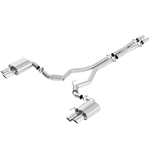 Borla 2018 Ford Mustang GT 5.0L AT/MT (w/o Valves) S-Type 3in Cat-Back Exhaust w/Polished Tips 140745