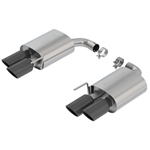 Borla 18-19 Ford Mustang GT 5.0L 2.5in S-Type Exhaust w/o Valves (Rear Section Only) - Black Chrome 11953BC