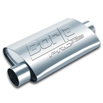 Borla Universal 4in x 9-1/2in x 14in Oval Center/Offset 3in Inlet/Outlet ProXS Muffler 40359