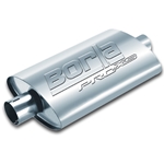 Borla Universal Pro-XS Oval 2.5in Inlet/Outlet Center/Center Notched Muffler 400496