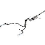 Borla 21-22 Ford F-150 Powerboost 3.5L V6 2WD & 4WD 4DR 3in, 2.25in S-TYPE Catback w/ Chrome Tip 140903