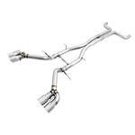 AWE Tuning 16-19 Chevy Camaro SS Non-Res Cat-Back Exhaust - Track Edition (Quad Chrome Silver Tips) 3020-42066