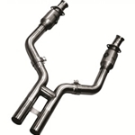 Kooks 05-10 Ford Mustang GT 4.6L 3V Auto/Manual 3in x 2 1/2in OEM Cat H Pipe Kooks HDR Req 11313510