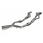 Kooks 05-10 Ford Mustang GT Manual 1 5/8in x 2 1/2in SS Long Tube Headers and OEM Catted SS X Pipe 1131H020