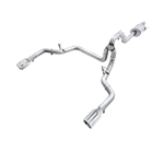 AWE Tuning 2015+ Ford F-150 0FG Dual Exit Performance Exhaust System w/5in Chrome Silver Tips 3015-32104