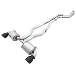 AWE 2020 Toyota Supra A90 Non-Resonated Touring Edition Exhaust - 5in Diamond Black Tips 3020-33072