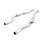 AWE 2020 Toyota Supra A90 Resonated Touring Edition Exhaust - 5in Chrome Silver Tips 3015-32118