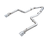 AWE Tuning 2015+ Dodge Charger 6.4L/6.2L Supercharged Track Edition Exhaust - Chrome Silver Tips 3015-32112