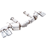 AWE Tuning 2020 Chevrolet Corvette (C8) Touring Edition Exhaust - Quad Chrome Silver Tips 3015-42151