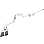 AWE 0FG 21+ Ford F150 Dual Side Exit Cat-Back Exhaust - 4.5in Diamond Black Tips 3015-23059