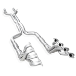Stainless Works 2016-18 Camaro SS Headers 1-7/8in Primaries 3in High-Flow Cats X-Pipe AFM Delete CA16HCATST